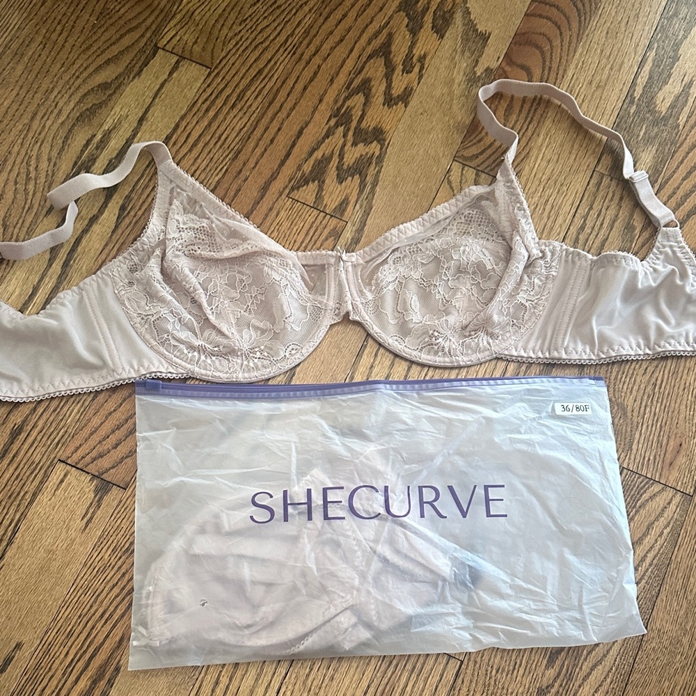 Shecurve 2 Women's Lace Bras - Cream